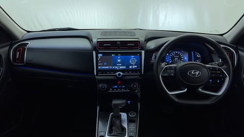 Used 2022 Hyundai Creta SX (O) 1.5 Petrol IVT Knight Petrol Automatic interior DASHBOARD VIEW