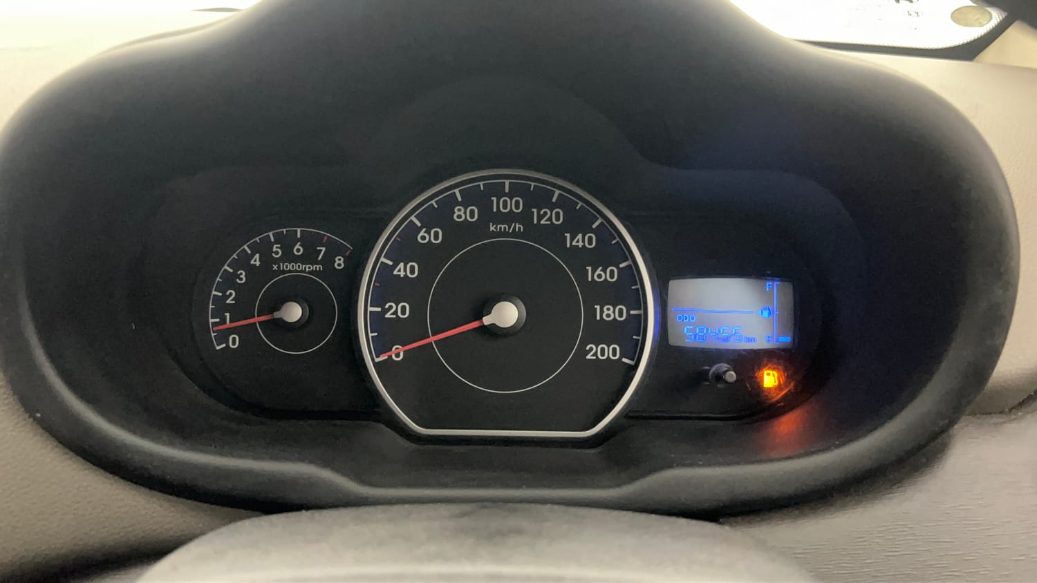 Used 2012 Hyundai i10 Sportz 1.2 Kappa2 Petrol Manual interior CLUSTERMETER VIEW