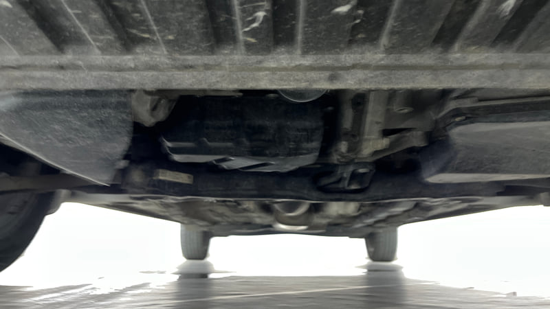 Used 2023 Volkswagen Virtus Topline 1.0 TSI AT Petrol Automatic extra FRONT LEFT UNDERBODY VIEW
