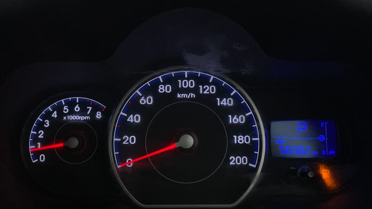 Used 2012 Hyundai i10 Sportz 1.2 AT Kappa2 Petrol Automatic interior CLUSTERMETER VIEW