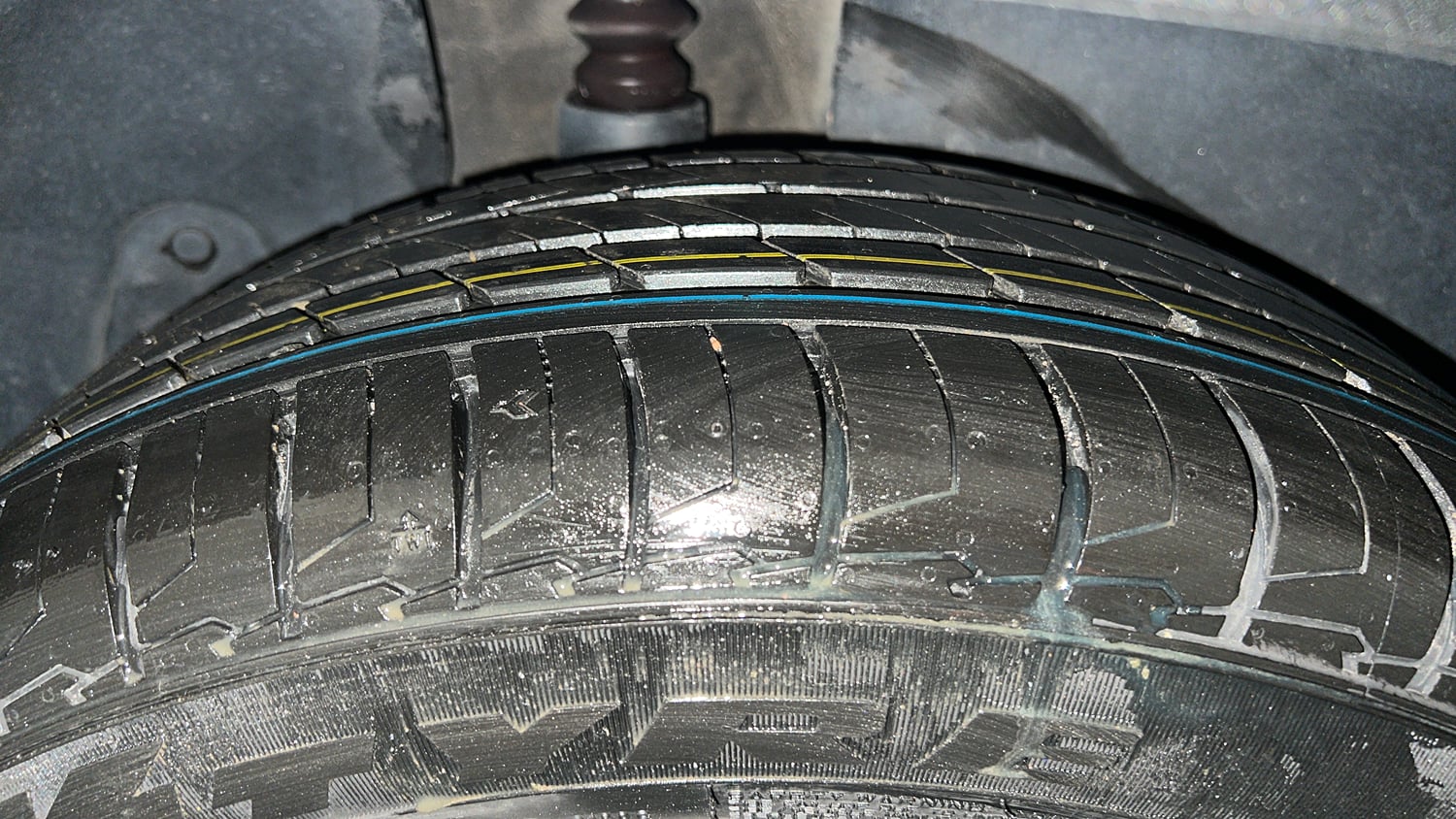 Used 2023 Hyundai Creta SX 1.5 Diesel Diesel Manual tyres RIGHT REAR TYRE TREAD VIEW