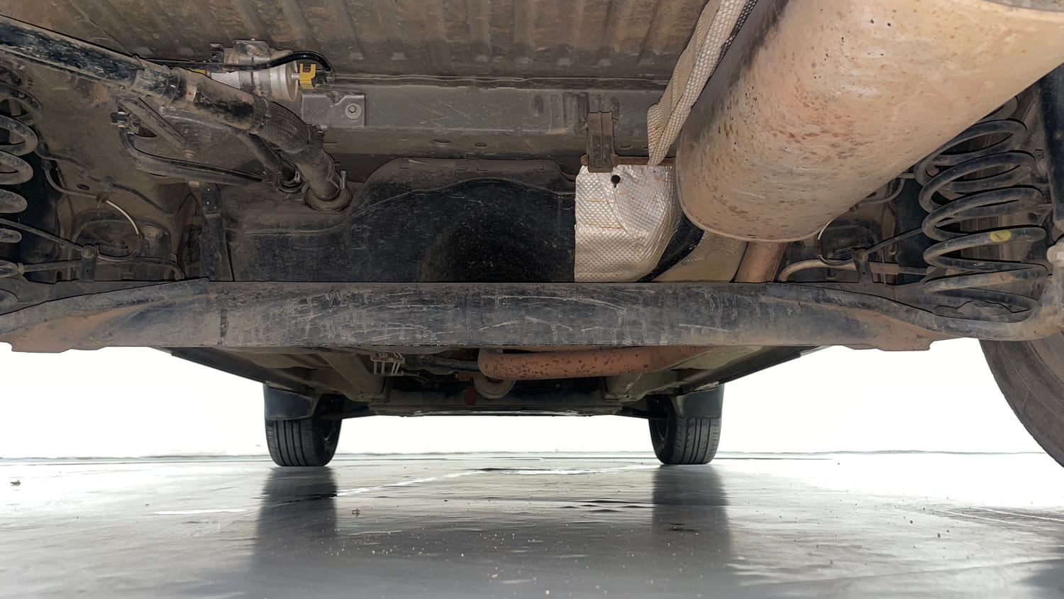 Used 2016 Ford EcoSport Trend 1.5L Ti-VCT Petrol Manual extra REAR UNDERBODY VIEW (TAKEN FROM REAR)