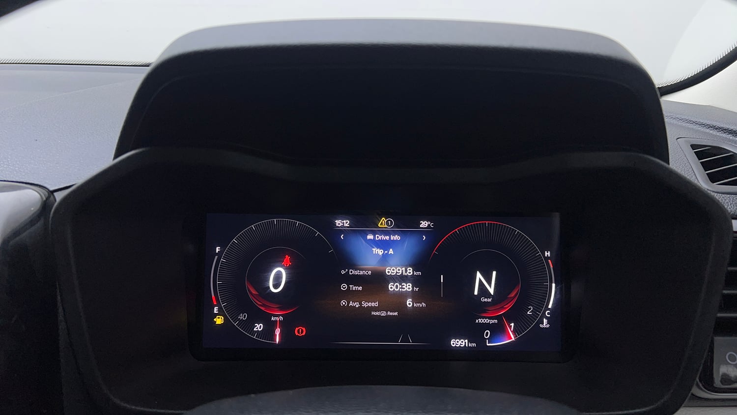 Used 2025 Mahindra XUV 3XO AX5L 1.2 Petrol Petrol Manual interior CLUSTERMETER VIEW