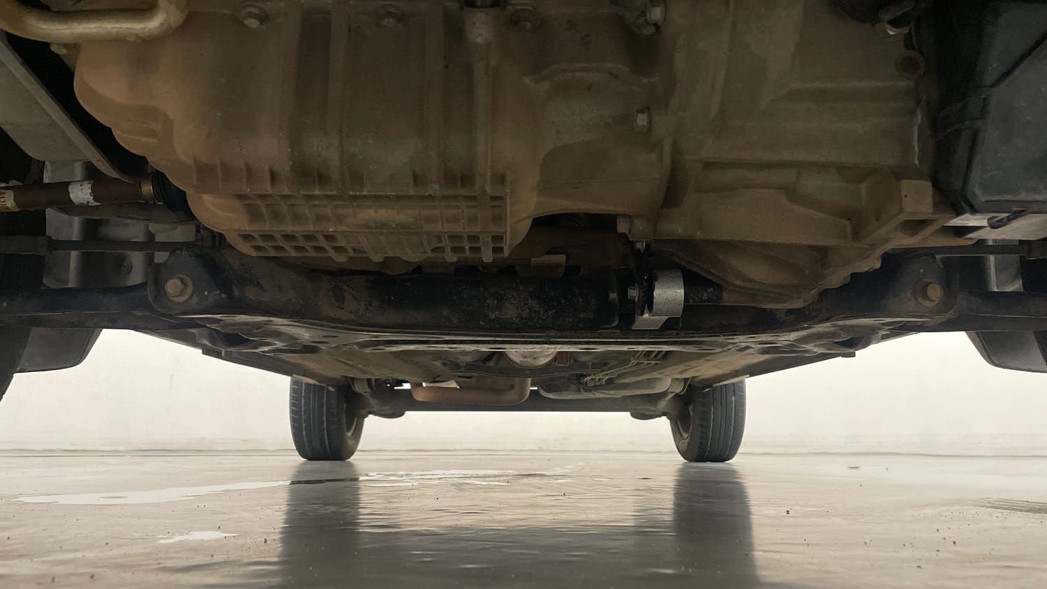 Used 2016 Ford EcoSport Trend 1.5L Ti-VCT Petrol Manual extra FRONT LEFT UNDERBODY VIEW