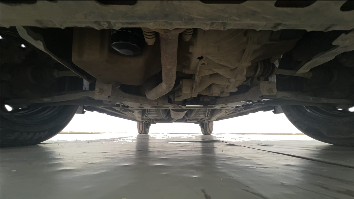 Used 2022 Maruti Suzuki S-Presso VXi Plus AMT Petrol Automatic extra FRONT LEFT UNDERBODY VIEW