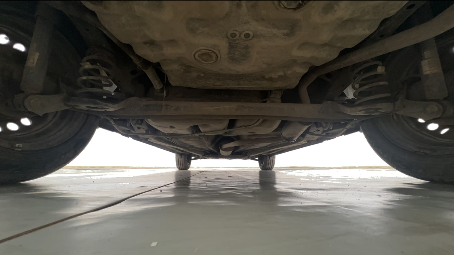 Used 2022 Maruti Suzuki S-Presso VXi Plus AMT Petrol Automatic extra REAR UNDERBODY VIEW (TAKEN FROM REAR)