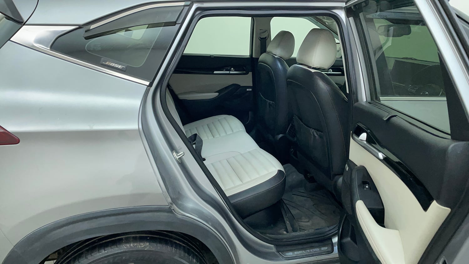 Used 2019 Kia Seltos GTX Plus 1.4 Petrol Manual interior RIGHT SIDE REAR DOOR CABIN VIEW