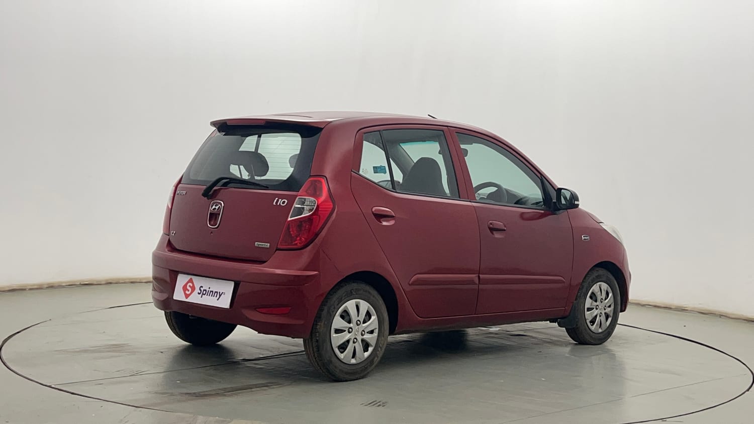 Used 2012 Hyundai i10 Sportz 1.2 Kappa2 Petrol Manual exterior RIGHT REAR CORNER VIEW