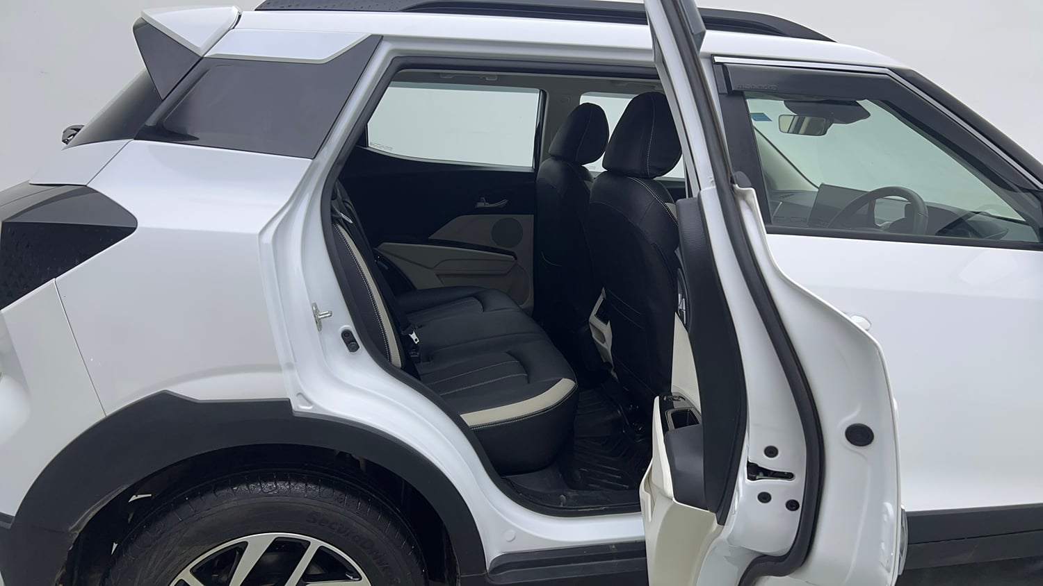 Used 2025 Mahindra XUV 3XO AX5L 1.2 Petrol Petrol Manual interior RIGHT SIDE REAR DOOR CABIN VIEW