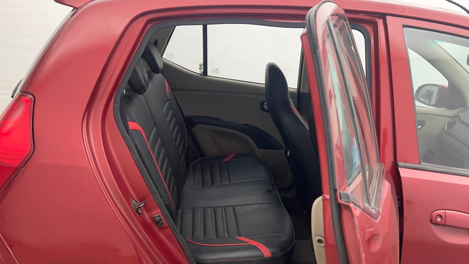 Used 2012 Hyundai i10 Sportz 1.2 Kappa2 Petrol Manual interior RIGHT SIDE REAR DOOR CABIN VIEW