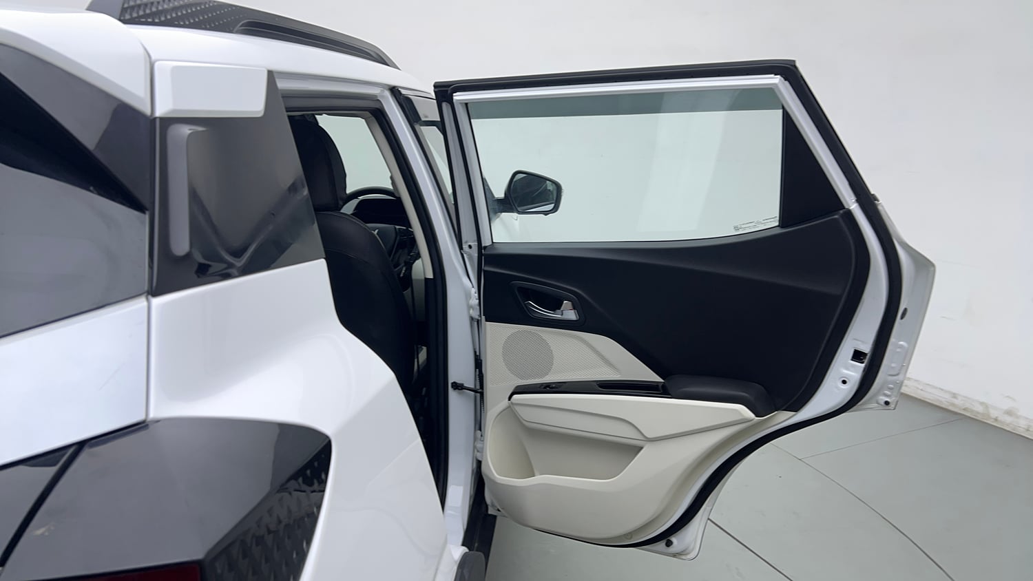 Used 2025 Mahindra XUV 3XO AX5L 1.2 Petrol Petrol Manual interior RIGHT REAR DOOR OPEN VIEW
