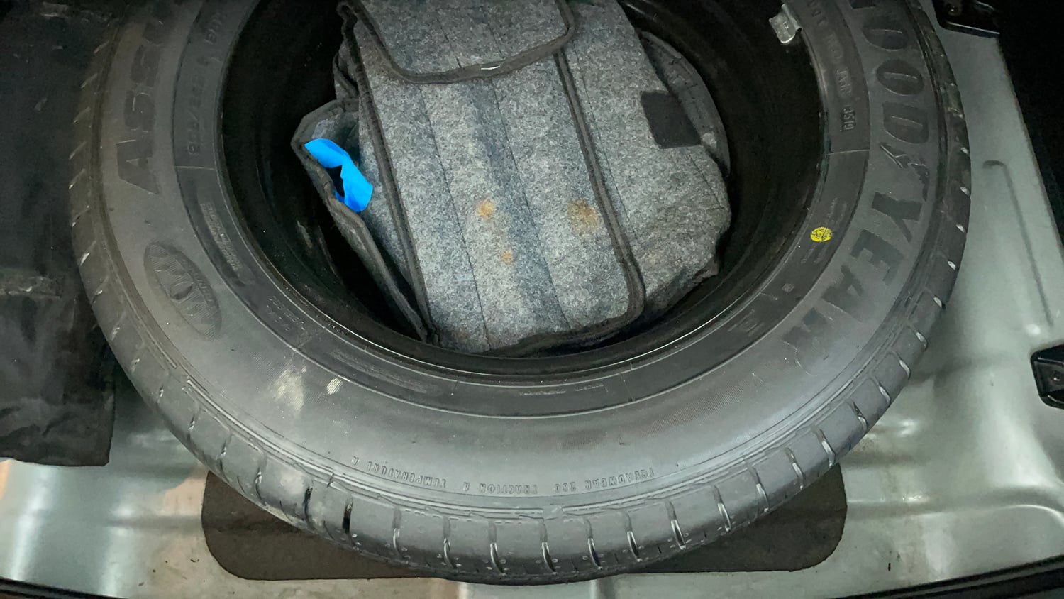 Used 2019 Kia Seltos GTX Plus 1.4 Petrol Manual tyres SPARE TYRE VIEW
