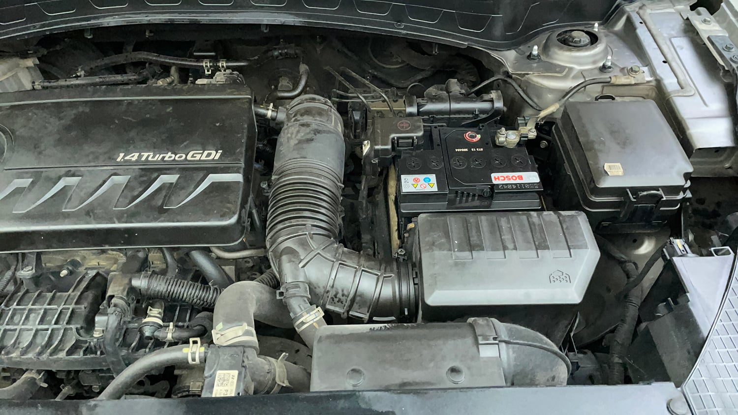 Used 2019 Kia Seltos GTX Plus 1.4 Petrol Manual engine ENGINE LEFT SIDE VIEW