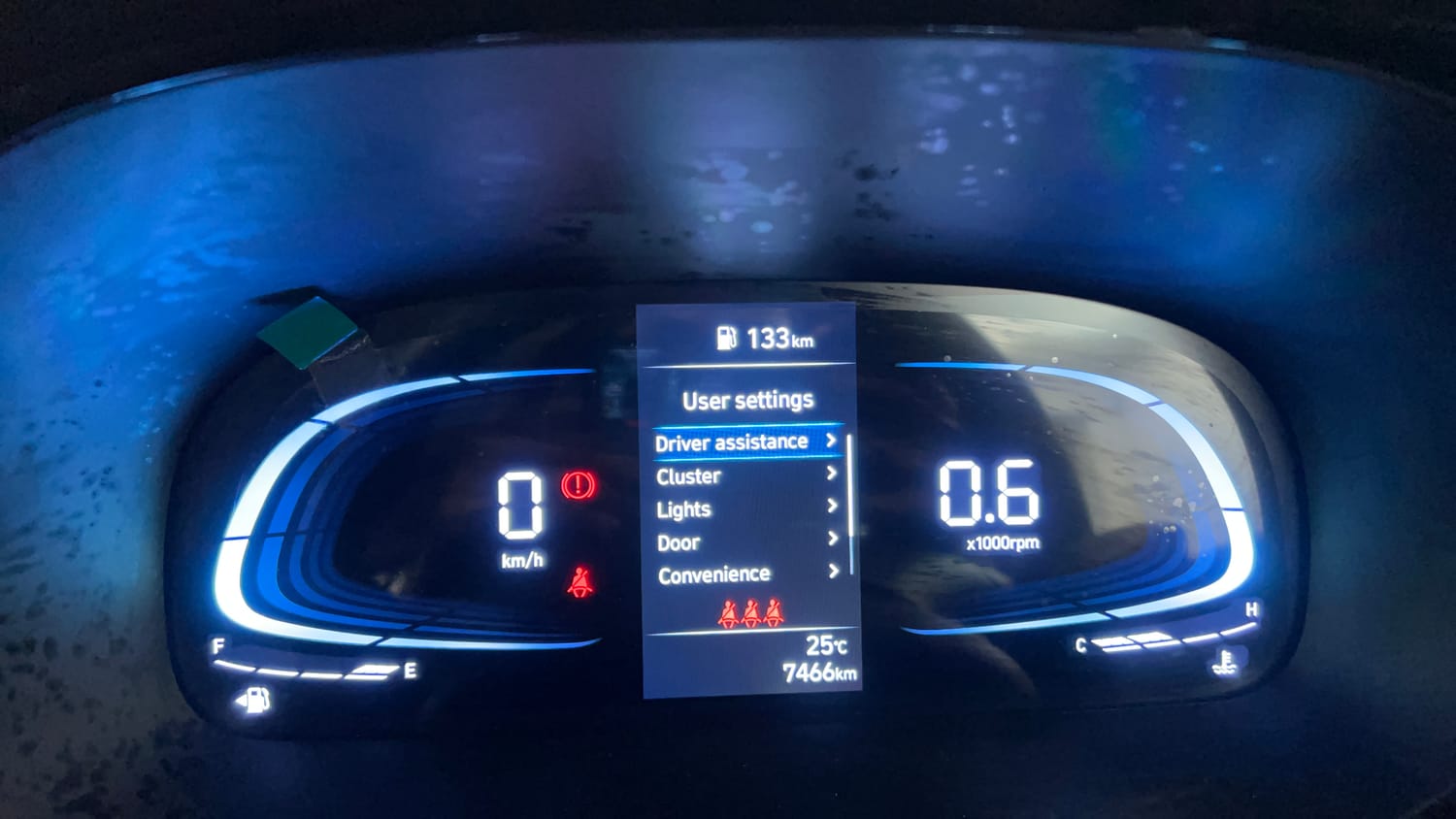 Used 2025 Hyundai Exter SX 1.2 MT Petrol Manual interior CLUSTERMETER VIEW