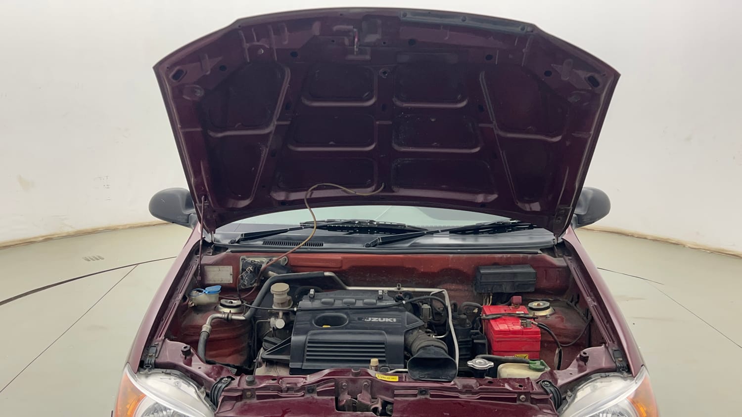 Used 2012 Maruti Suzuki Alto K10 LXi Petrol Manual engine ENGINE & BONNET OPEN FRONT VIEW