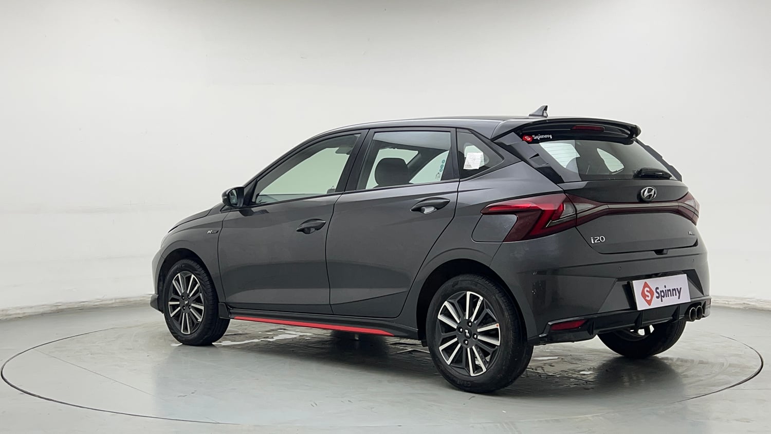 Used 2022 Hyundai i20 N Line N8 1.0 Turbo DCT Petrol Automatic exterior LEFT REAR CORNER VIEW