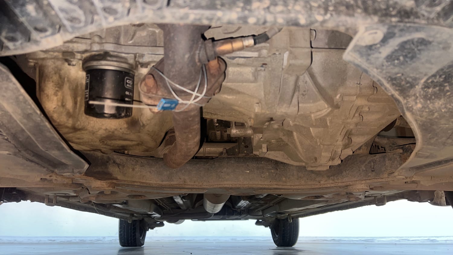 Used 2016 Maruti Suzuki Ertiga VXI Petrol Manual extra FRONT LEFT UNDERBODY VIEW