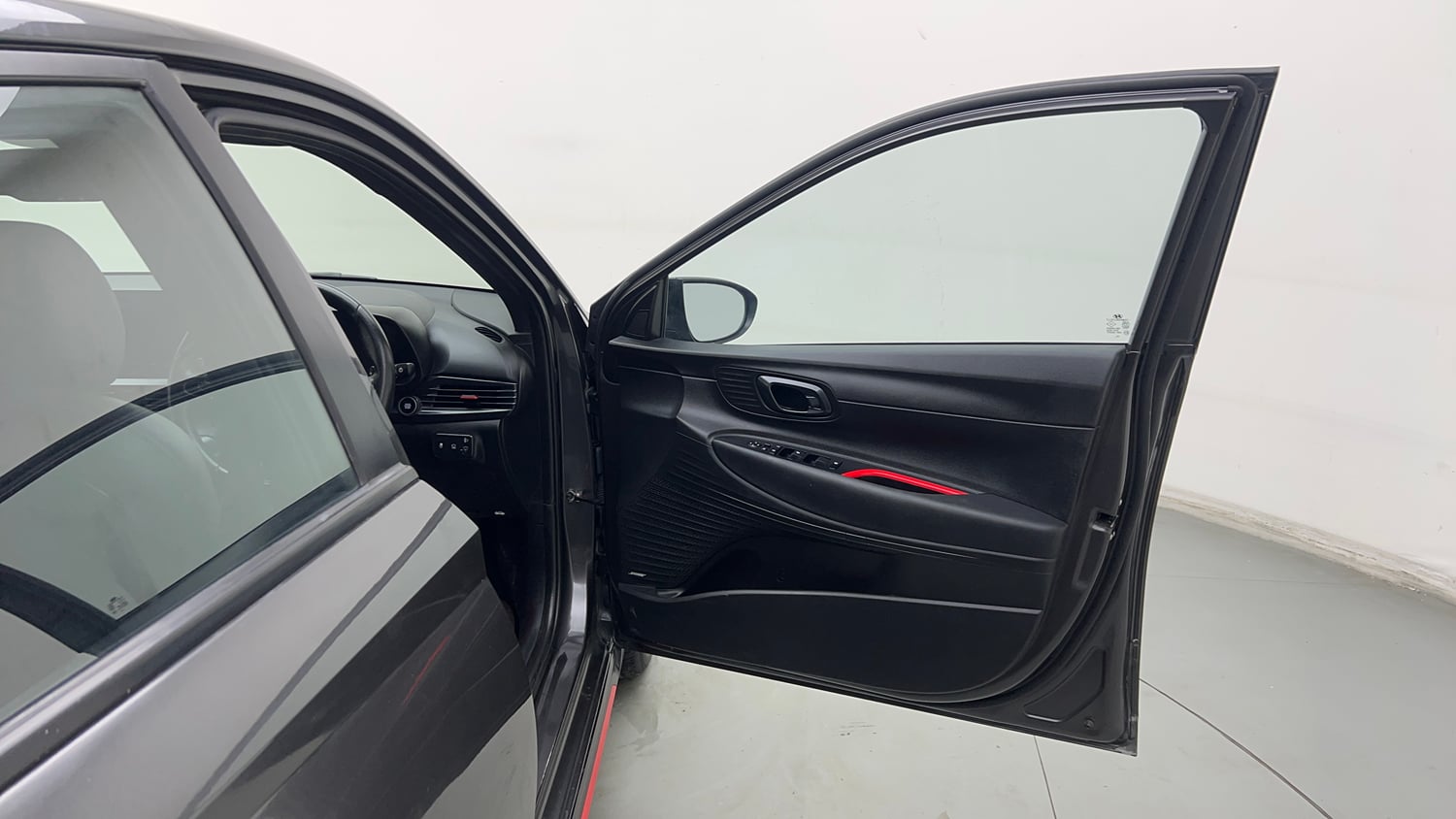 Used 2022 Hyundai i20 N Line N8 1.0 Turbo DCT Petrol Automatic interior RIGHT FRONT DOOR OPEN VIEW