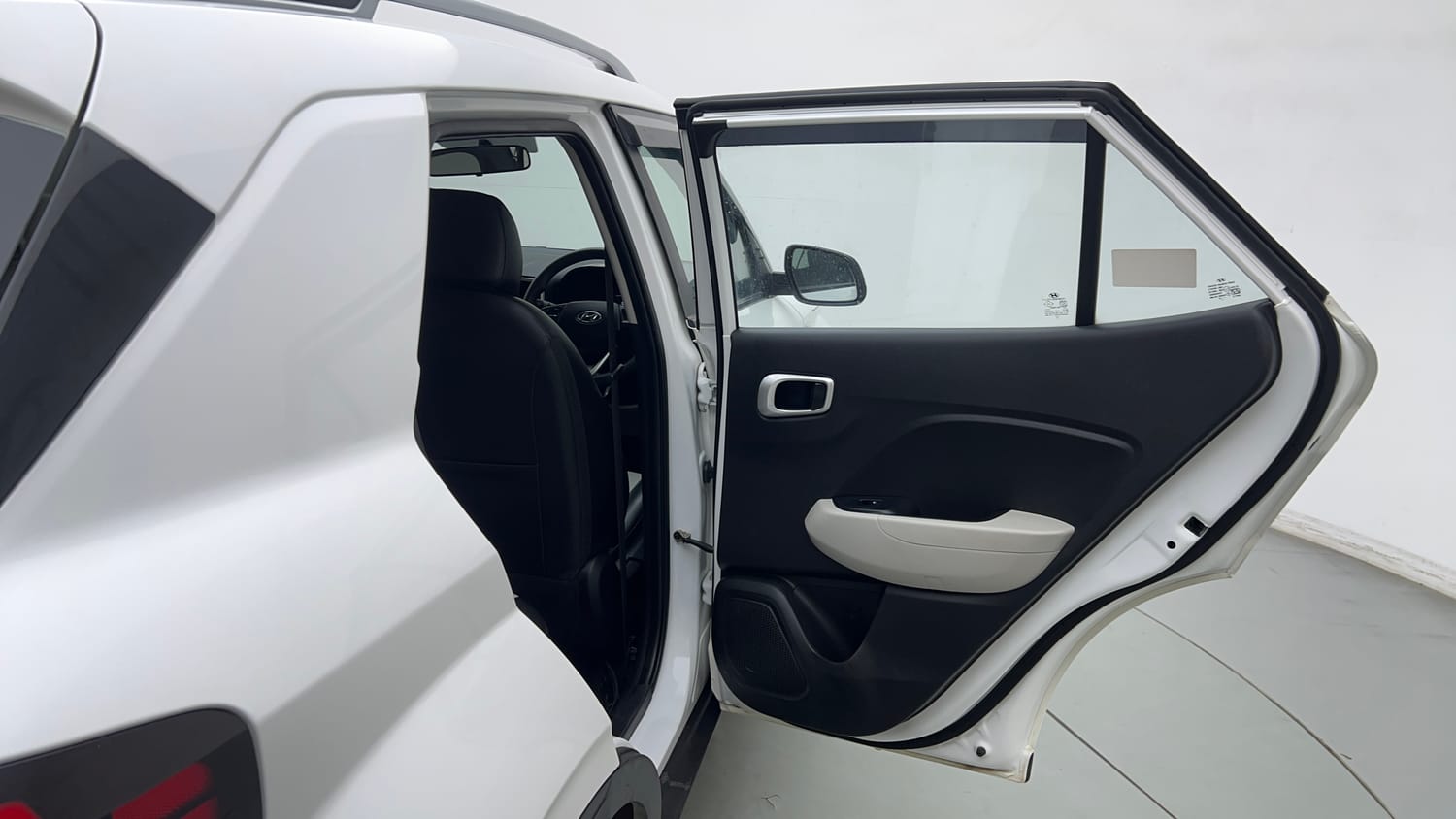 Used 2025 Hyundai Venue S 1.2 Petrol Petrol Manual interior RIGHT REAR DOOR OPEN VIEW