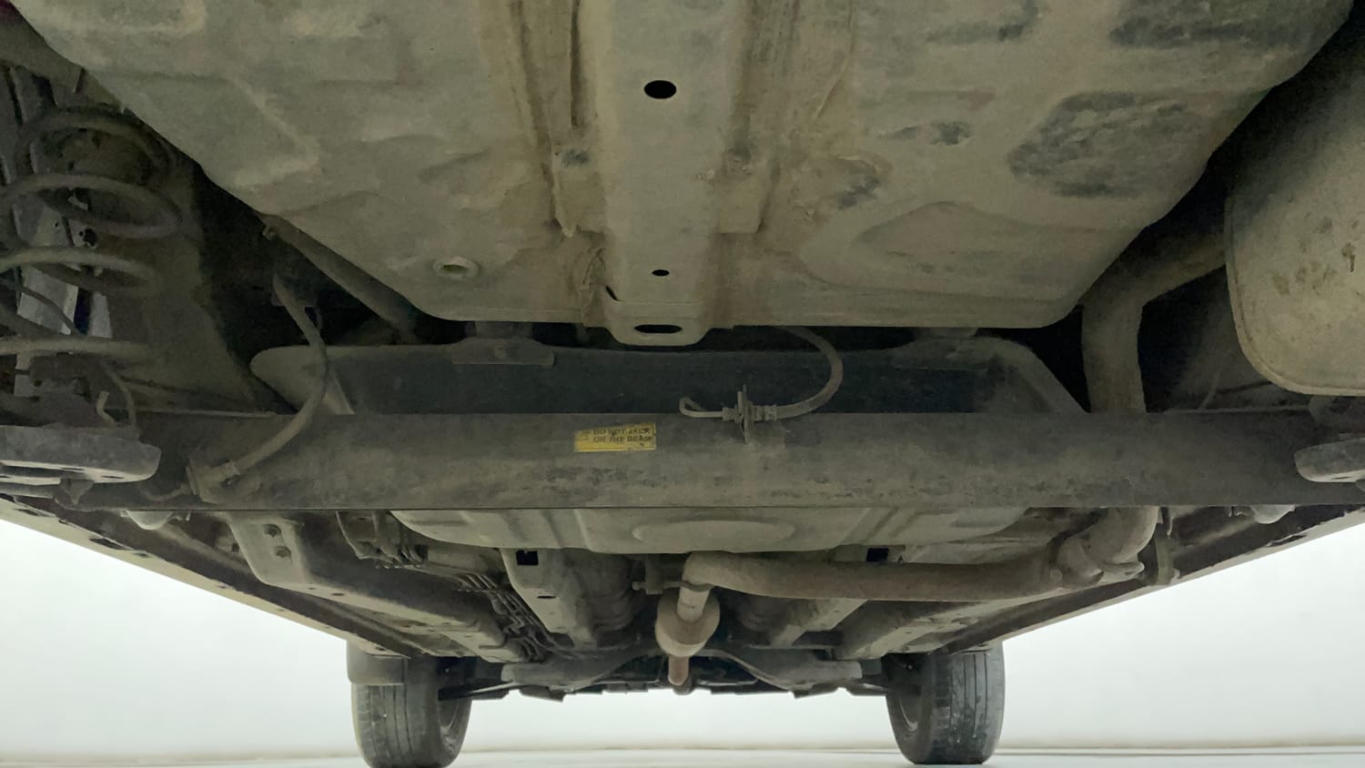 Used 2021 Tata Nexon XZA Plus (O) Dual Tone Petrol Automatic extra REAR UNDERBODY VIEW (TAKEN FROM REAR)