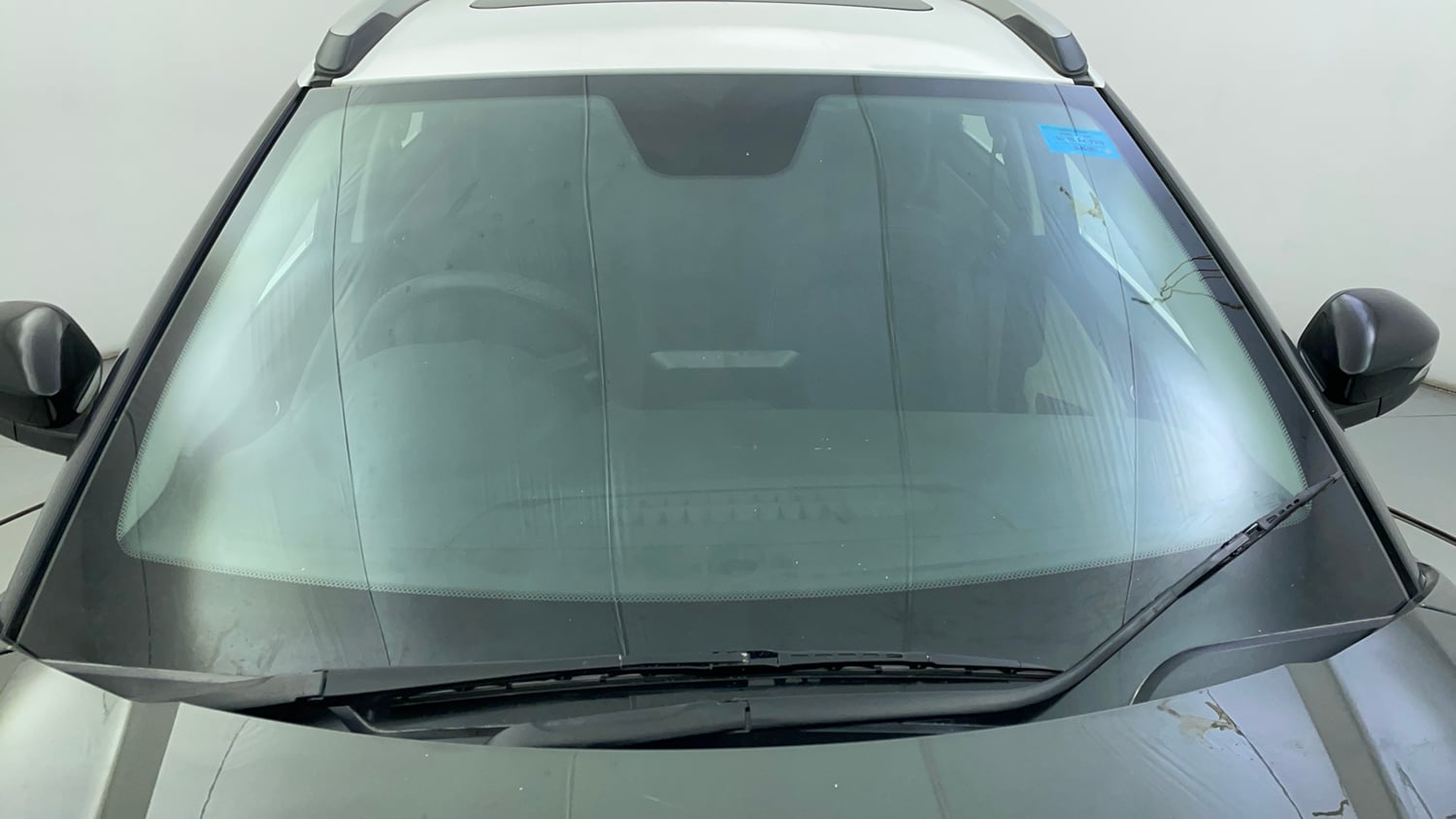 Used 2021 Tata Nexon XZA Plus (O) Dual Tone Petrol Automatic exterior FRONT WINDSHIELD VIEW