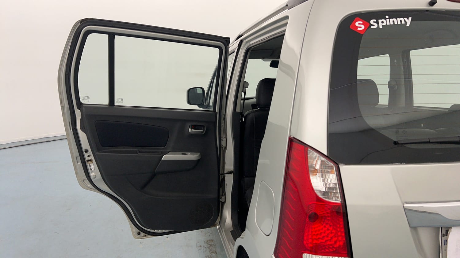 Used 2012 Maruti Suzuki Wagon R 1.0 VXi Petrol Manual interior LEFT REAR DOOR OPEN VIEW