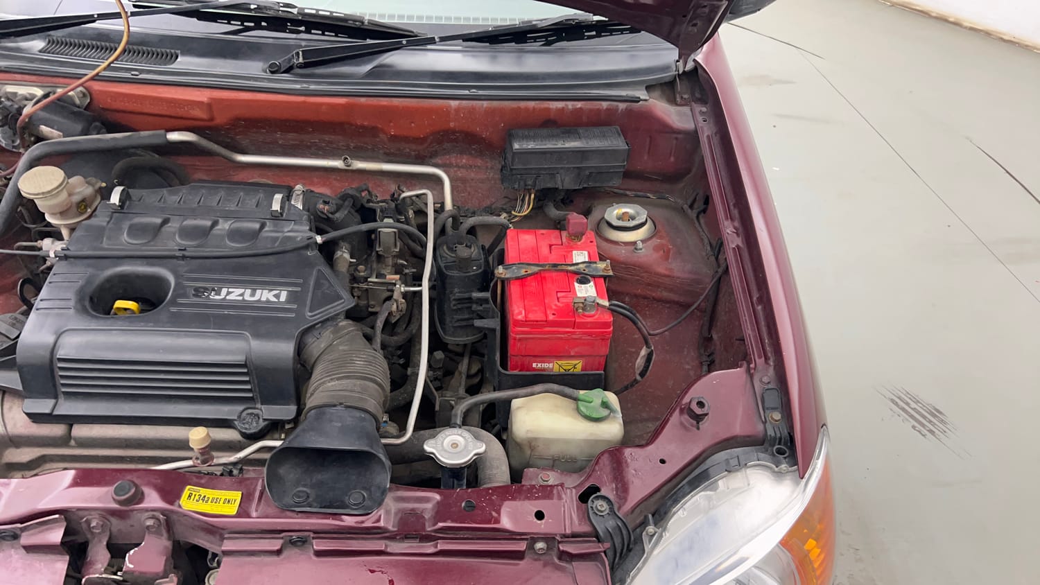 Used 2012 Maruti Suzuki Alto K10 LXi Petrol Manual engine ENGINE LEFT SIDE VIEW