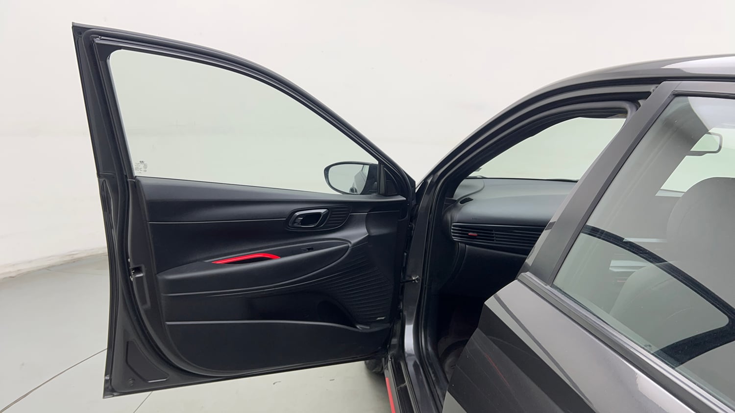 Used 2022 Hyundai i20 N Line N8 1.0 Turbo DCT Petrol Automatic interior LEFT FRONT DOOR OPEN VIEW