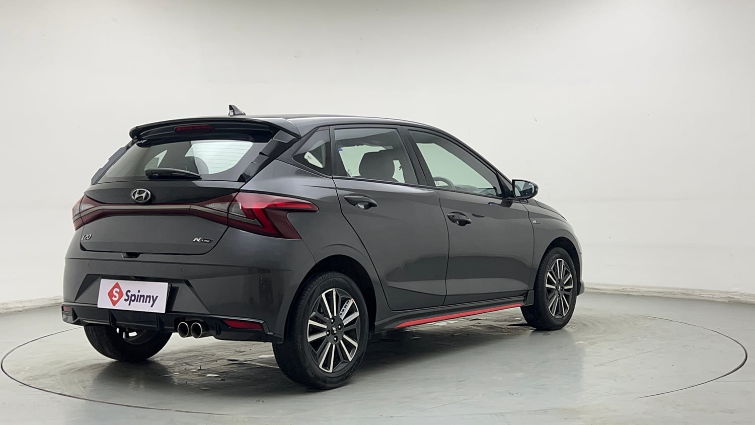 Used 2022 Hyundai i20 N Line N8 1.0 Turbo DCT Petrol Automatic exterior RIGHT REAR CORNER VIEW