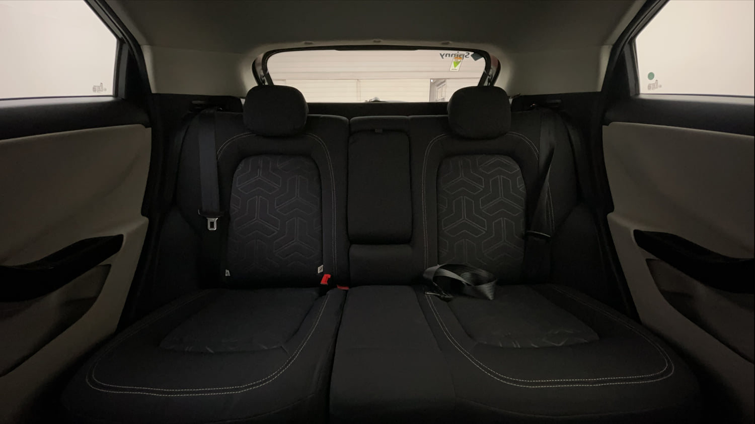 Used 2021 Tata Nexon XZA Plus (O) Dual Tone Petrol Automatic interior REAR SEAT CONDITION VIEW