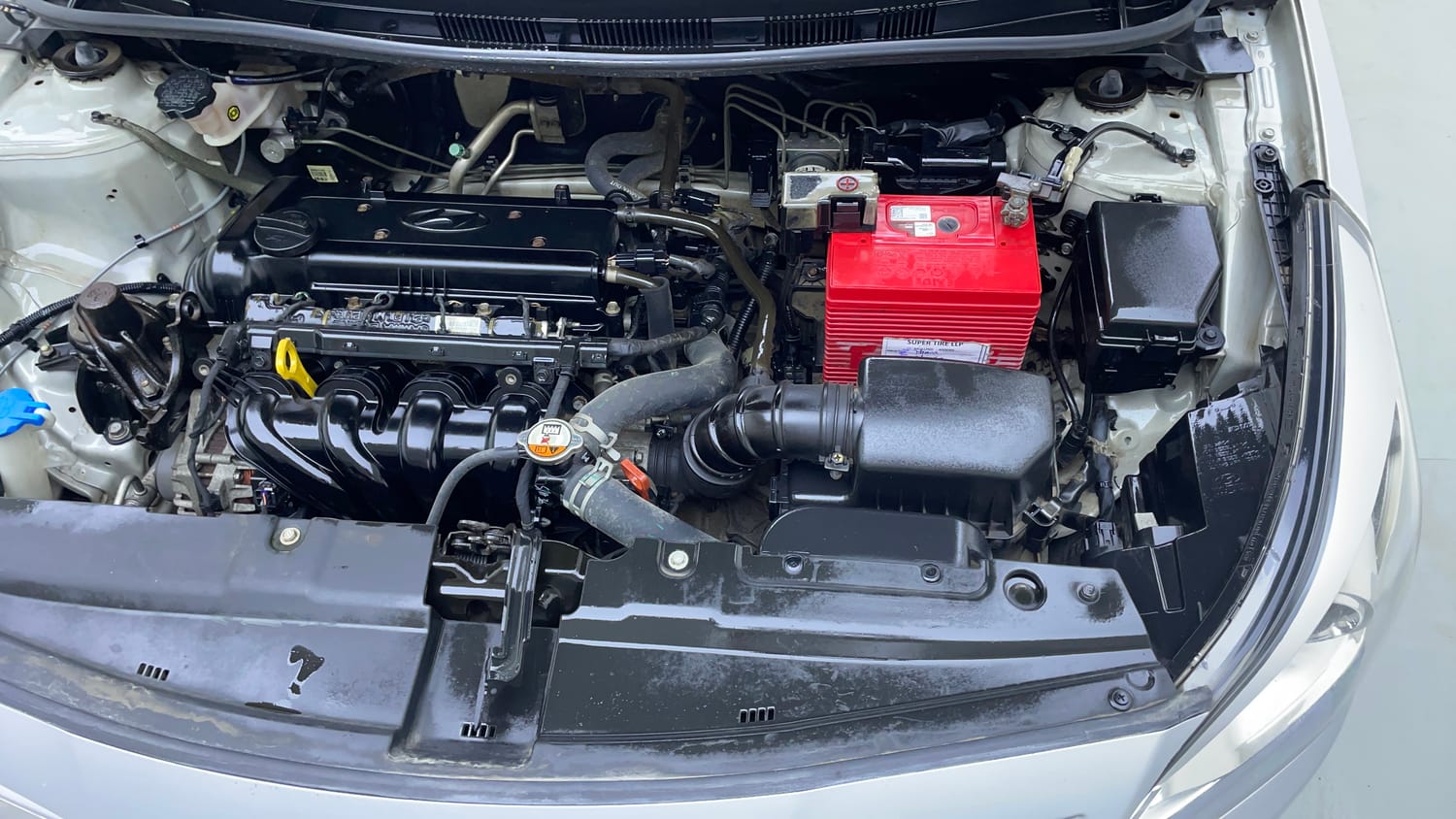 Used 2017 Hyundai Verna 1.6 VTVT SX AT Petrol Automatic engine ENGINE LEFT SIDE VIEW