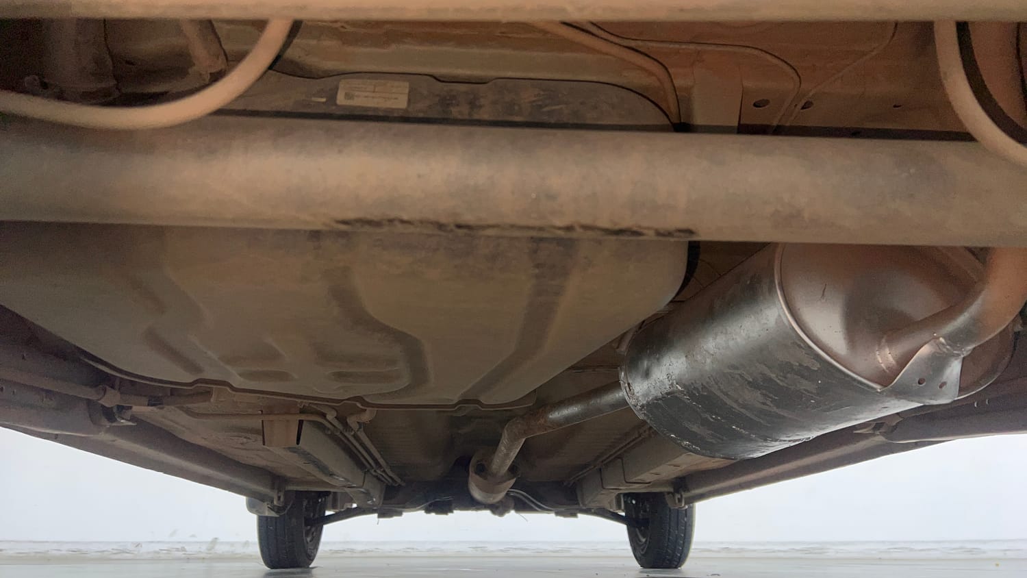 Used 2018 Maruti Suzuki Wagon R LXI CNG Cng Manual extra REAR UNDERBODY VIEW (TAKEN FROM REAR)