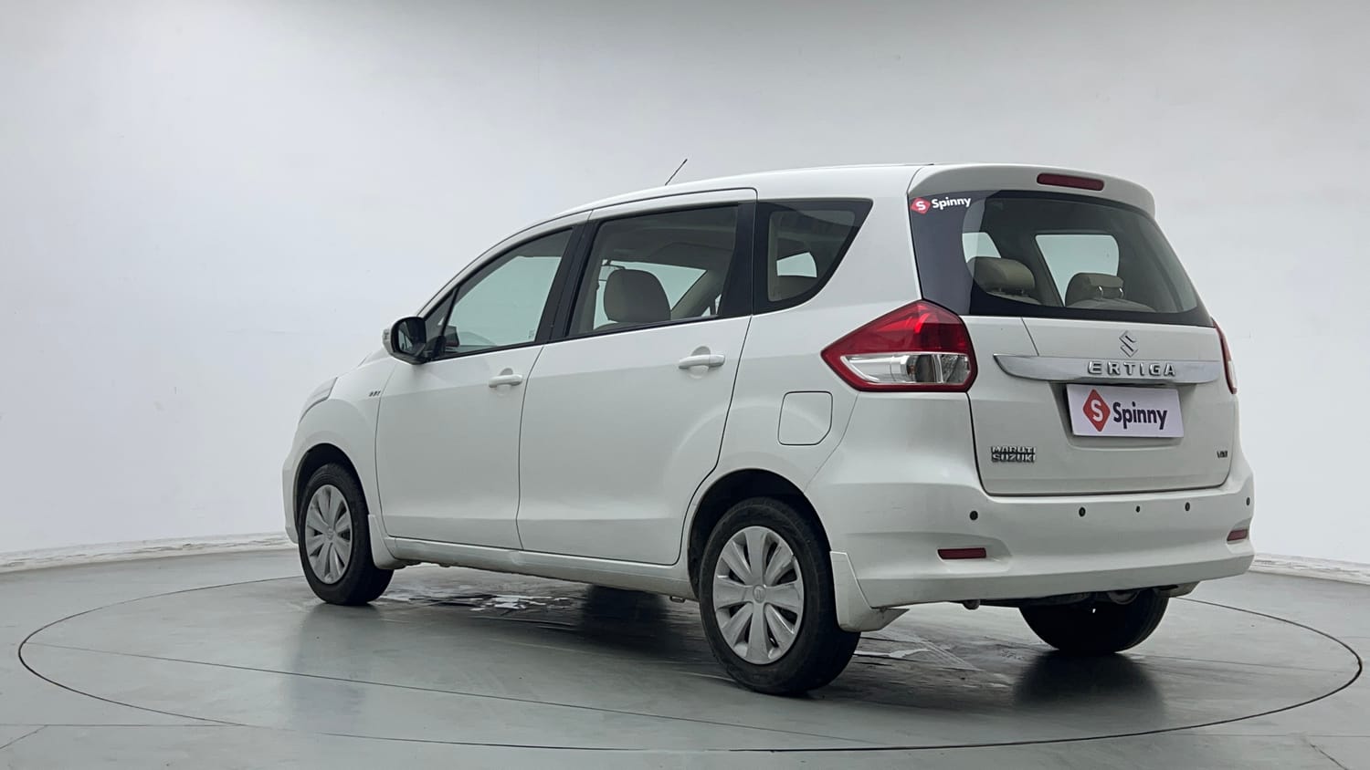 Used 2016 Maruti Suzuki Ertiga VXI Petrol Manual exterior LEFT REAR CORNER VIEW