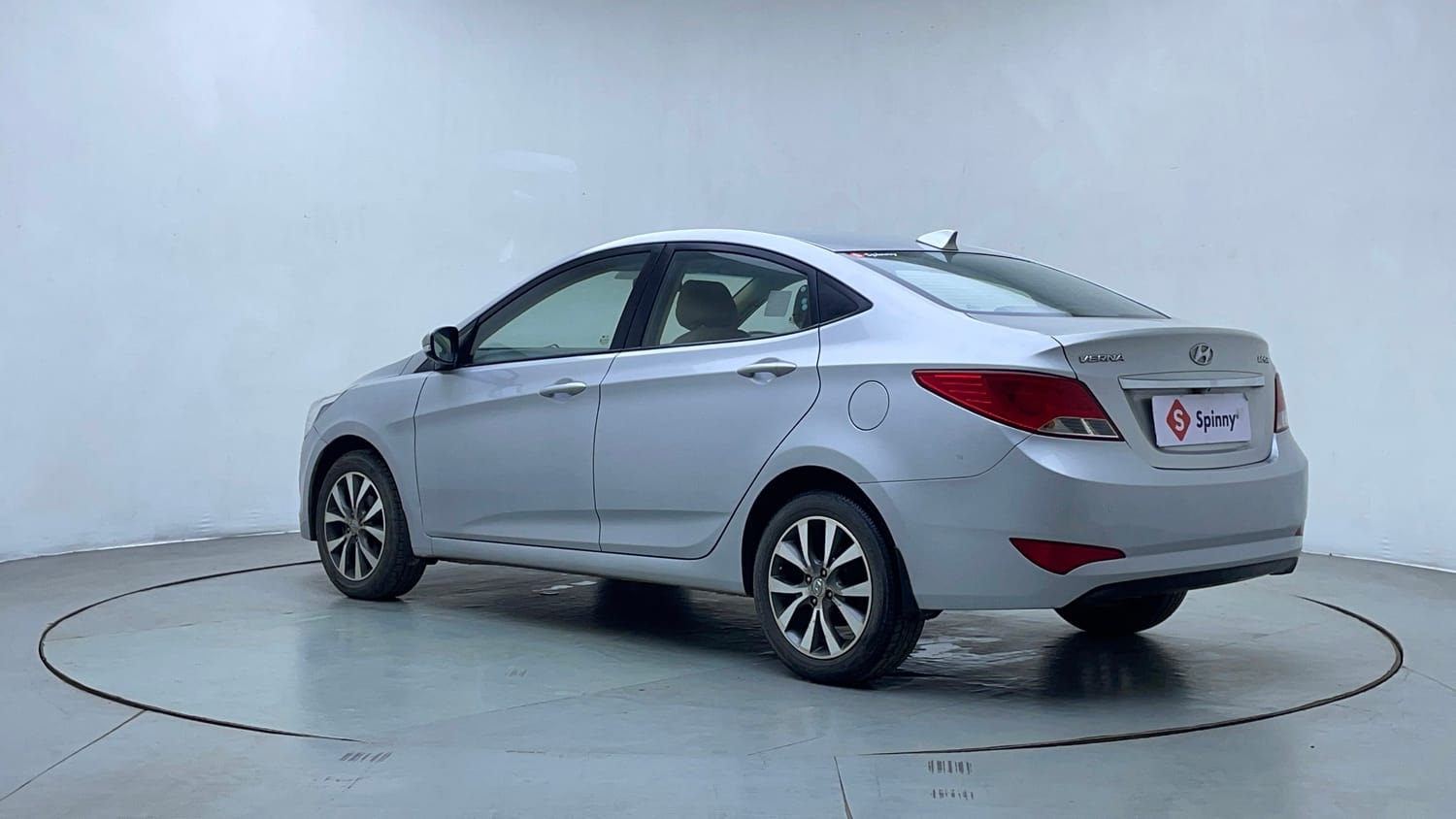 Used 2017 Hyundai Verna 1.6 VTVT SX AT Petrol Automatic exterior LEFT REAR CORNER VIEW