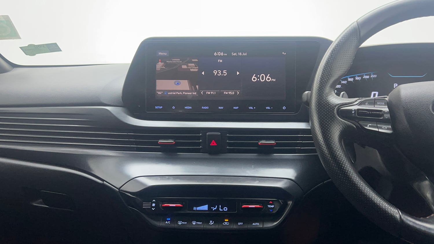 Used 2022 Hyundai i20 N Line N8 1.0 Turbo DCT Petrol Automatic interior MUSIC SYSTEM & AC CONTROL VIEW