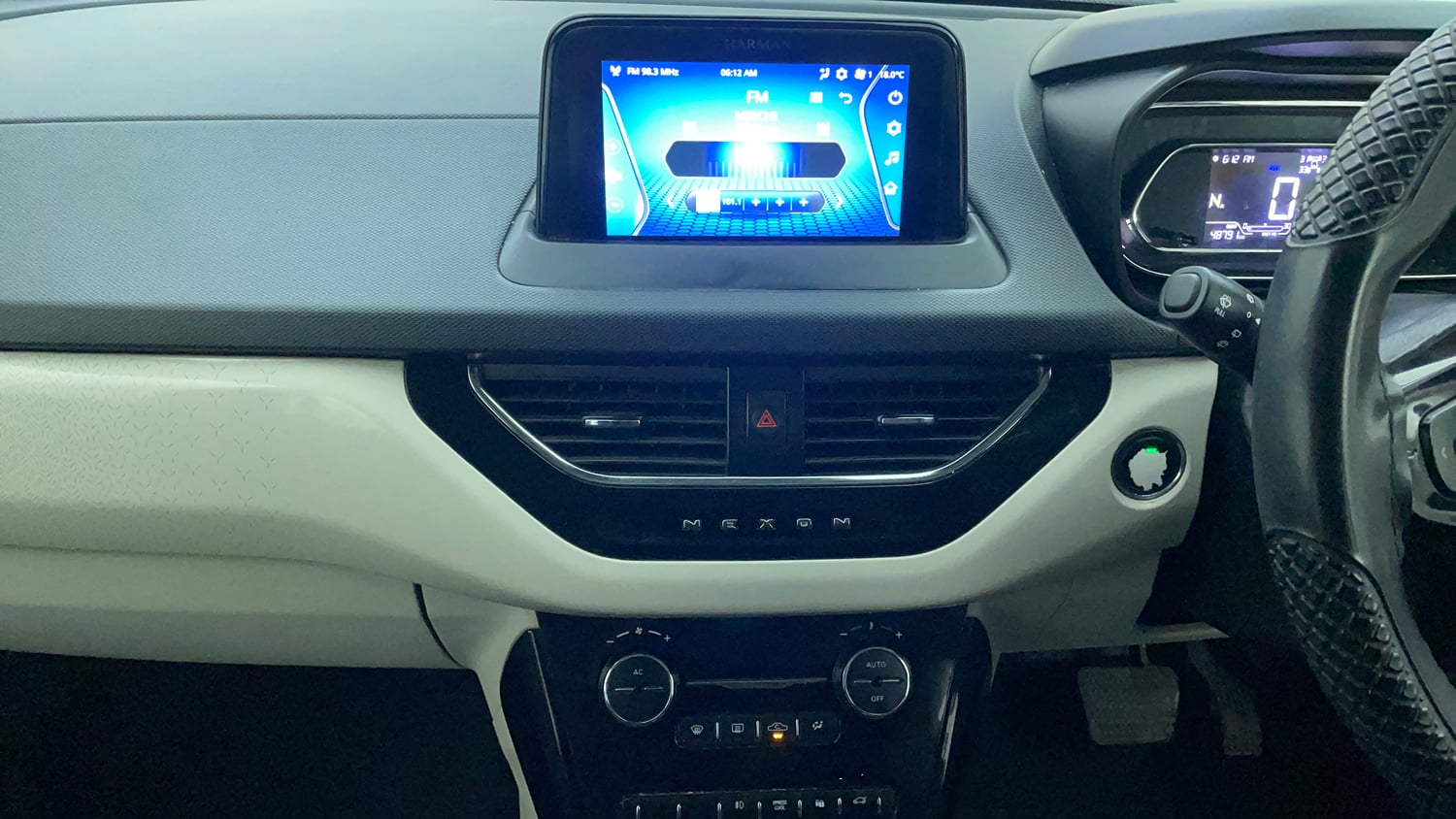 Used 2021 Tata Nexon XZA Plus (O) Dual Tone Petrol Automatic interior MUSIC SYSTEM & AC CONTROL VIEW
