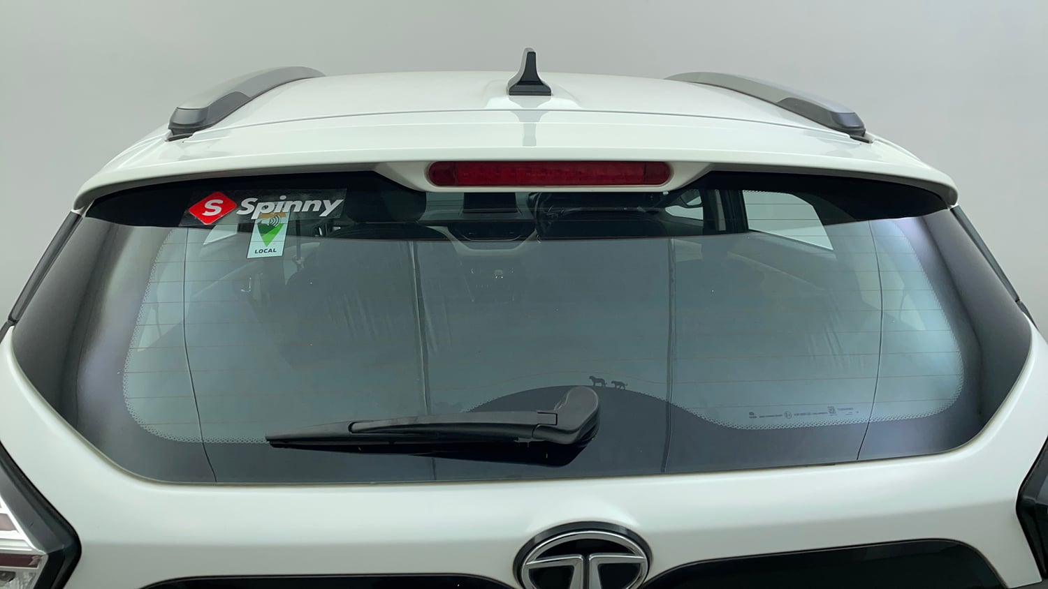 Used 2021 Tata Nexon XZA Plus (O) Dual Tone Petrol Automatic exterior BACK WINDSHIELD VIEW