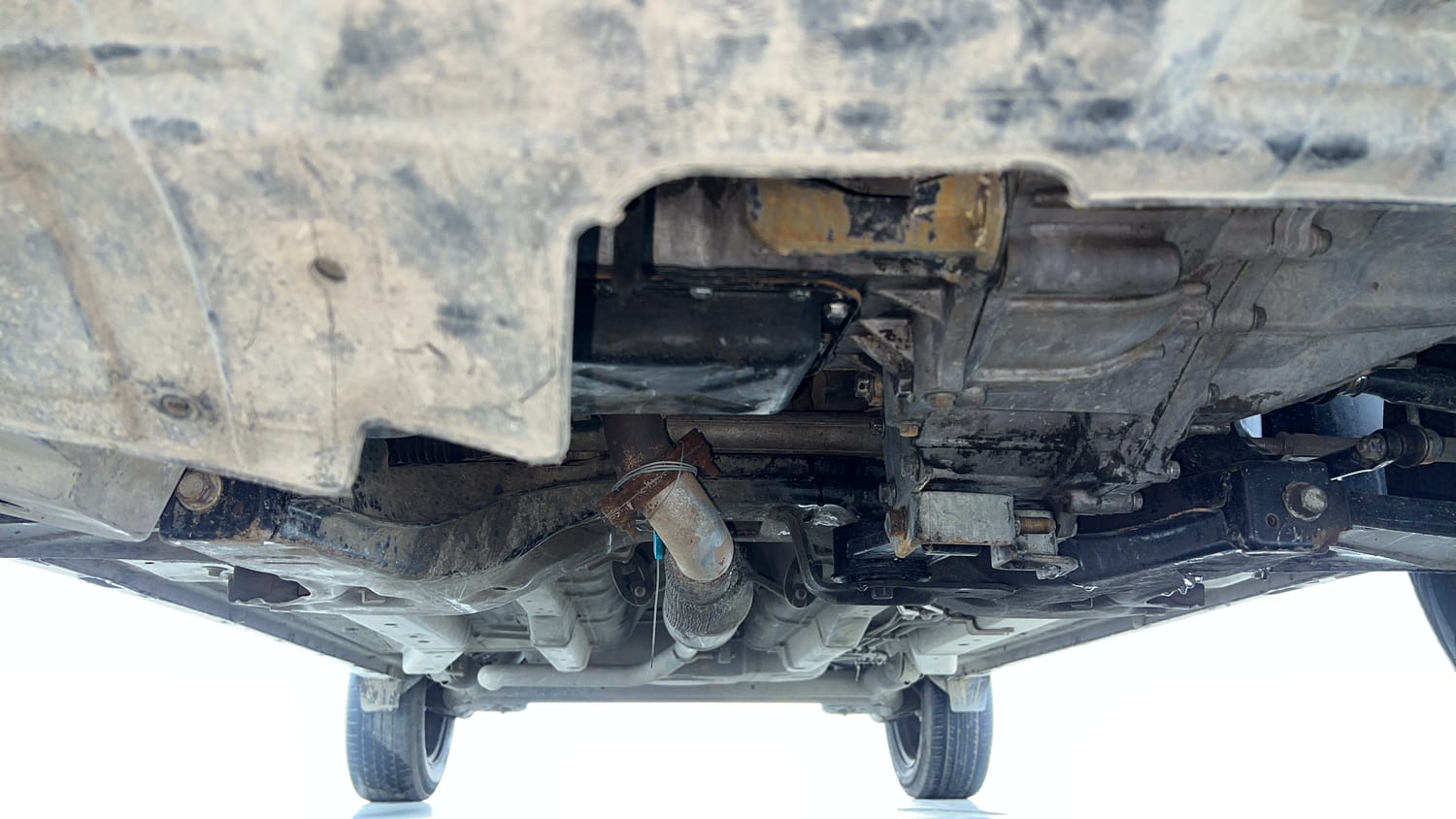 Used 2022 Tata Nexon XM (S) Diesel Diesel Manual extra FRONT LEFT UNDERBODY VIEW