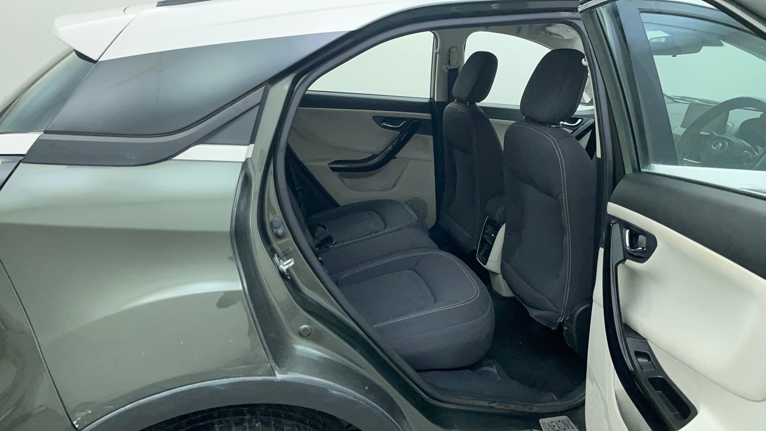 Used 2021 Tata Nexon XZA Plus (O) Dual Tone Petrol Automatic interior RIGHT SIDE REAR DOOR CABIN VIEW