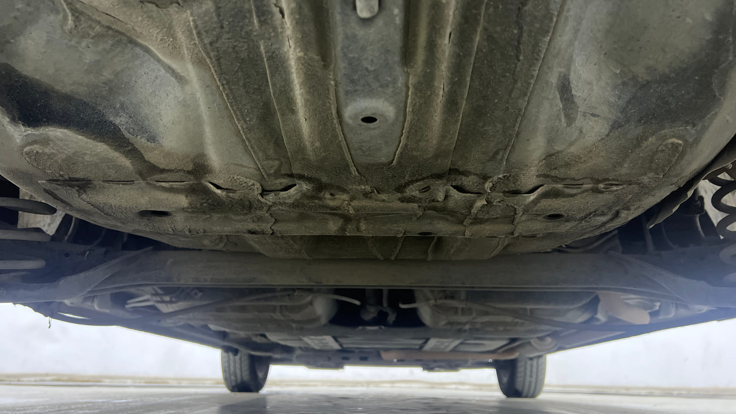 Used 2019 Honda Jazz VX CVT Petrol Petrol Automatic extra REAR UNDERBODY VIEW (TAKEN FROM REAR)