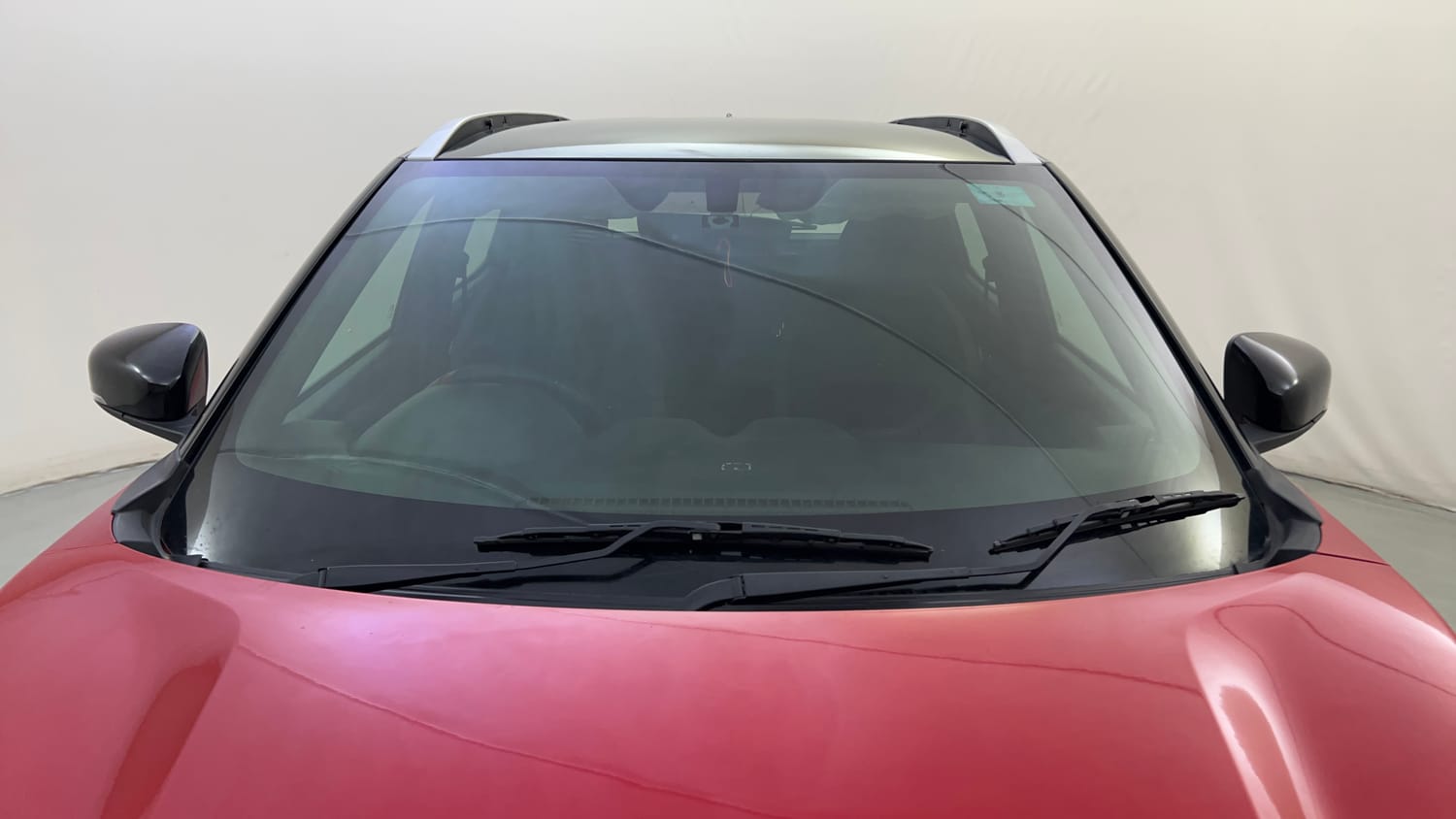 Used 2025 Nissan Magnite N-Connecta B4D 1.0 Petrol AMT Dual Tone Petrol Automatic exterior FRONT WINDSHIELD VIEW