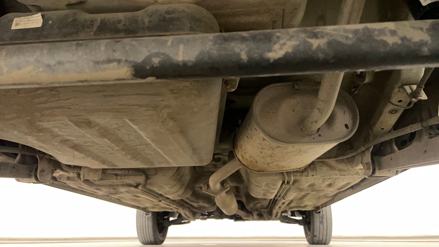 Used 2016 Maruti Suzuki Alto K10 VXi AMT Petrol Automatic extra REAR UNDERBODY VIEW (TAKEN FROM REAR)