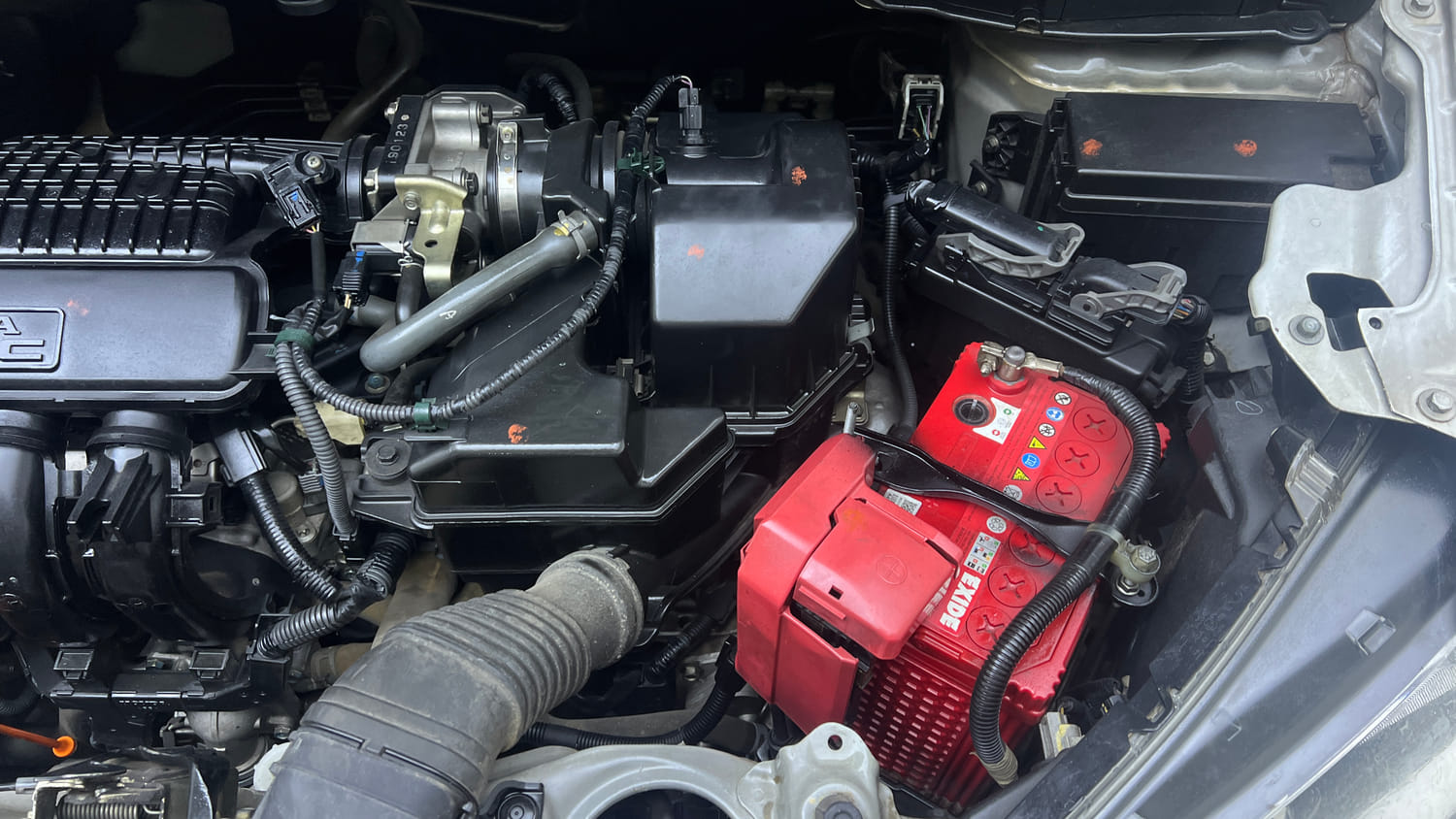 Used 2019 Honda Jazz VX CVT Petrol Petrol Automatic engine ENGINE LEFT SIDE VIEW