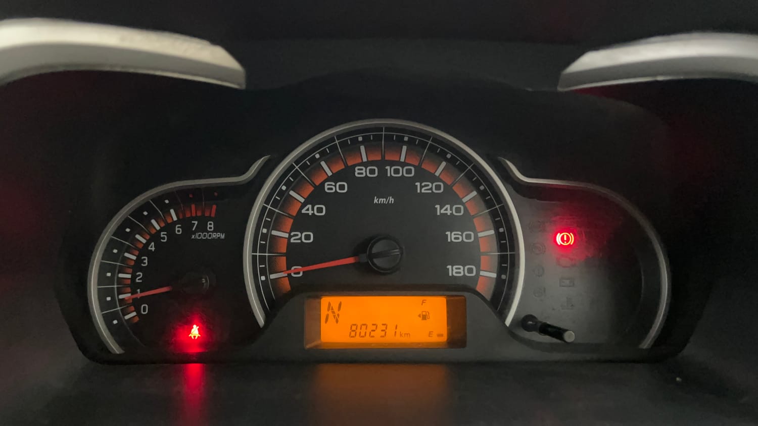 Used 2016 Maruti Suzuki Alto K10 VXi AMT Petrol Automatic interior CLUSTERMETER VIEW