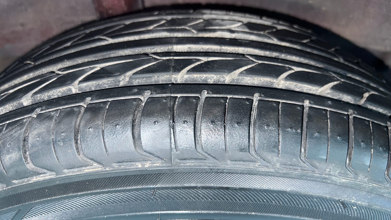 Used 2017 Honda Jazz S Petrol Petrol Manual tyres RIGHT REAR TYRE TREAD VIEW