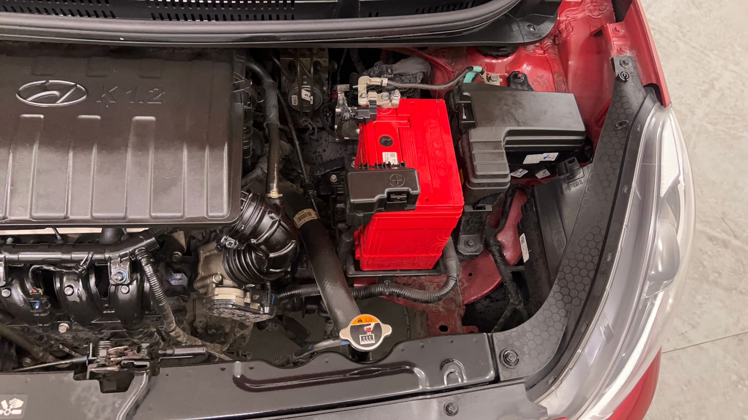Used 2023 Hyundai Grand i10 Nios Asta 1.2 Kappa VTVT Petrol Manual engine ENGINE LEFT SIDE VIEW