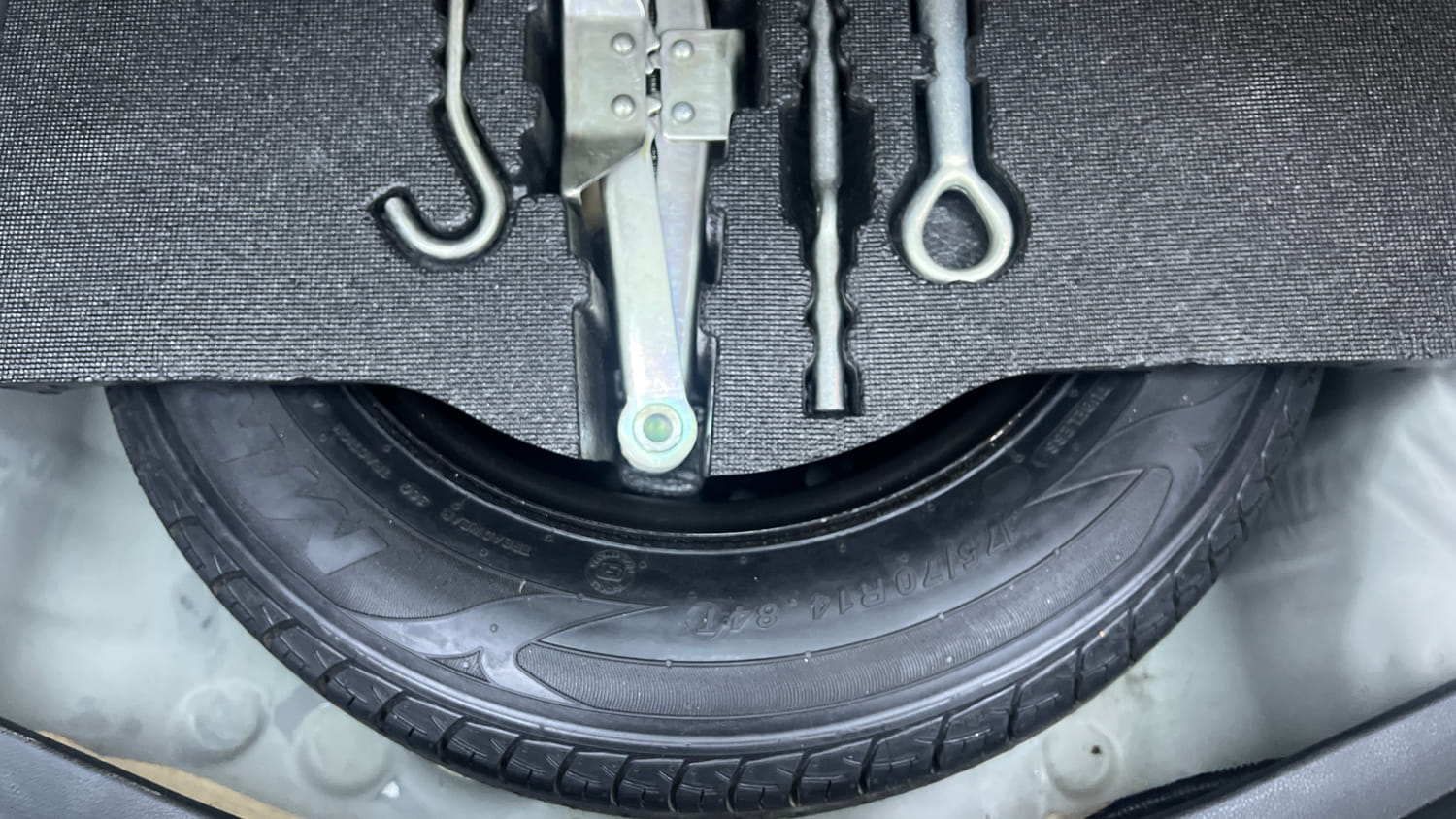 Used 2019 Honda Jazz VX CVT Petrol Petrol Automatic tyres SPARE TYRE VIEW