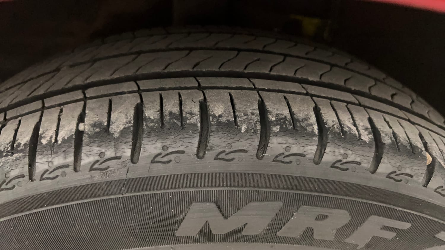 Used 2023 Hyundai Grand i10 Nios Asta 1.2 Kappa VTVT Petrol Manual tyres RIGHT REAR TYRE TREAD VIEW