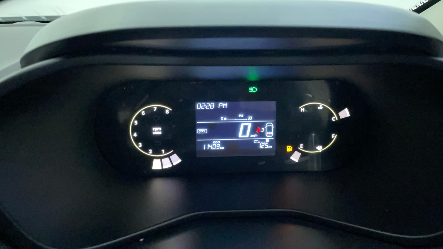 Used 2025 Tata Nexon Creative Plus (S) 1.2 Petrol 6MT Petrol Manual interior CLUSTERMETER VIEW
