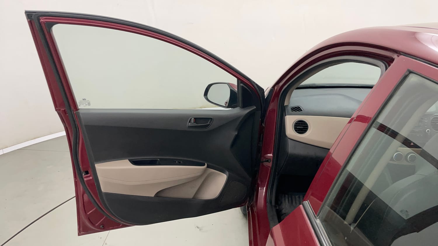 Used 2016 Hyundai Grand i10 Magna 1.2 Kappa VTVT Petrol Manual interior LEFT FRONT DOOR OPEN VIEW